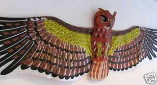 3D GIANT CARIBBEAN OWL KITE FLYING TOY / CHINESE HANDICRAFTS SOUVENIRS 