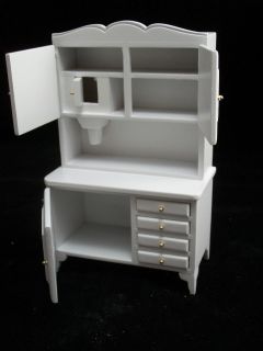 Kitchen Hutch w/ Flour Bin T6106 miniature dollhouse furniture wooden 