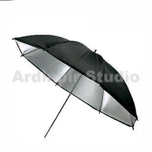 60 Black Silver Reflector Umbrella for Balcar Strobe