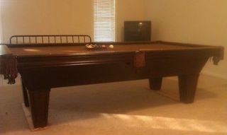 Brunswick 9 Ft Pool Table used & Kettler Ping Pong Table