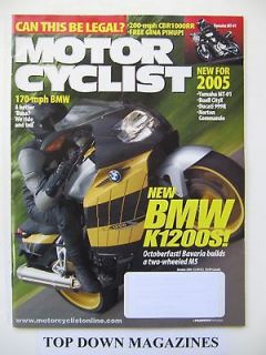 Motorcyclist Magazine October 2004 Ben Bostrom Winner