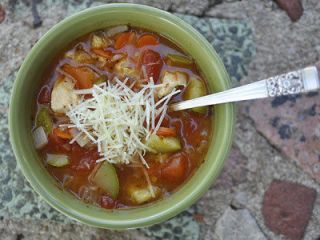 Homemade Tuscan Vegetable Soup Food Recipe  .99 cent penny 