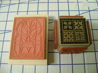   Designs BLOCK BUSTER Embossing Arts & Art Deco Stained glass Tulips