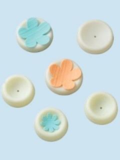 Wilton Gum Paste Flower Forming Cups Cake Decorating 6 Pc New