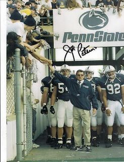 Joe Paterno Signed Autograph at Beaver Stadium, before going onto the 