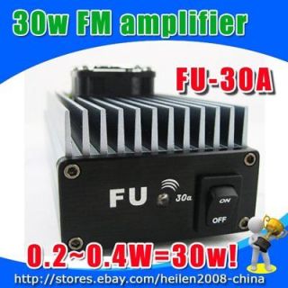 FMUSER FU 30A 30W FM transmitter amplifier+0.2w FM exciter+GP antenna 