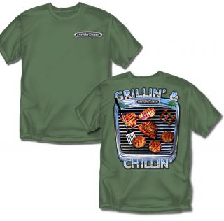 Freightliner Grillin and Chillin   T Shirt Adult Sizes
