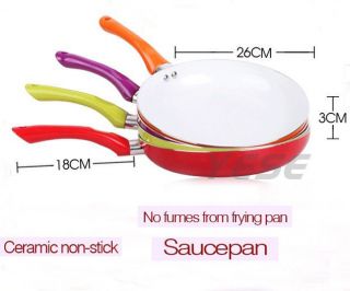   Friendly 26cm Non Stick Fry Pan Ceramic Natural Healthy Durable Frying