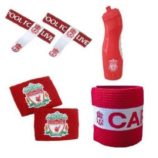 Official Football Merchandise Liverpool Shin Pads Water Bottles Sock 