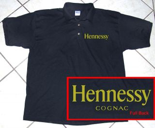   Polo Shirt, Bar Staff, Club Promo, Hennessy, 100% Cotton, S   2XL