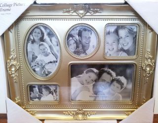 Collage Picture Frame 5 in1 Photo Frame Large Table Wall Multiple 