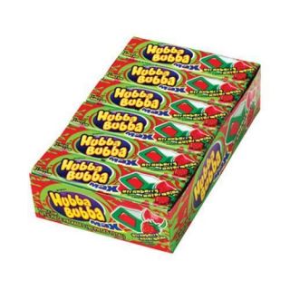 Hubba Bubba Max Strawberry Watermelon 18 Unit Packs 5 Pieces Fruity