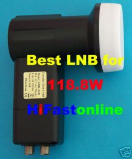 CIRCULAR TWIN LNBF KBOX FTA N3 Receiver DISH LNB CB2008