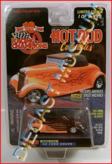 1940 40 FORD COUPE RC HOT ROD COLLECTIBLES RACING CHAMPIONS DIECAST 