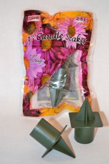 Darice Floral Supplies Green Candle Stakes Centerpieces Floral 