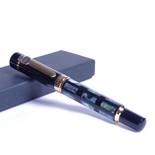 High grade Shell black Medium nib jinhao 650 fountain pen new
