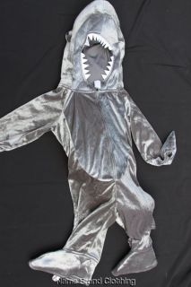 New gray Authentic Kids full body shark costume size 2T NWT *MK