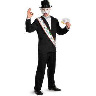 Adult XL Board Game Hasbro Monopoly Man Deluxe Costume