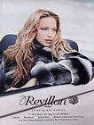 1997 Revillon Fur Furs Chinchilla coat jacket magazine 