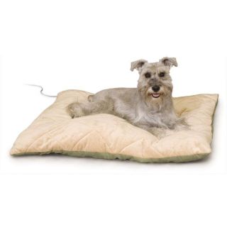 Medium dog cat Thermo Bed™ Quilted heated poly‐fiber‐fil​led 