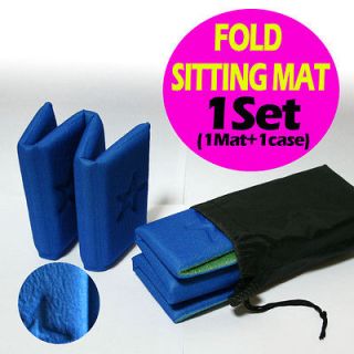   SITTING MAT Garden Picnic outdoor pad camp Foam floor Cushion Blue