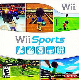   Wii Sports 5 in 1 Bowling Tennis Baseball Nintendo Wii COMPLETE Game