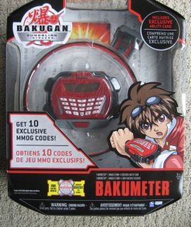 Bakugan Gundalian Invaders BAKUMETER MMOG Codes nip