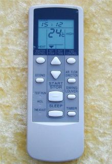 fujitsu air conditioner remote control
