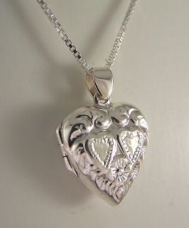 TWO HEARTS BEAT AS ONE CREMATION URN NECKLACE STERLING SILVER 
