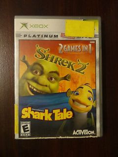 Games in 1 Shrek 2 / Shark Tale (Xbox) 