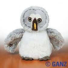 New Webkinz Grey (gray) Owl Plush Mint with Unused Code