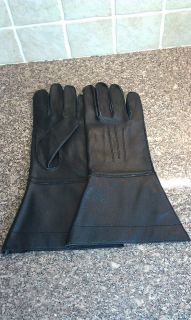 Leather Gauntlets Gloves Re enactment Medieval English Civil War 
