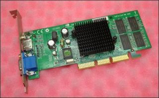 64MB AGP NVidia GeForce4 MX 420 MSI 8873 VGA Graphics Card with AV and 