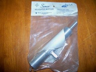   SEMCO HELICOPTER MUFFLER FOR OS O.S. 45 FSR PIPE OLD NEW STOCK RC GAS