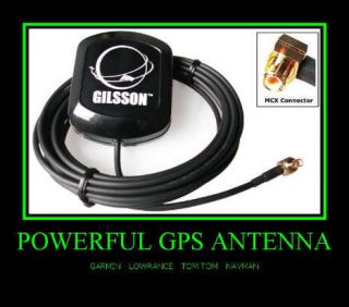 Remote High Gain GPS Antenna for Garmin GPS 76 60 12cx 12MAP 12XL eMap 