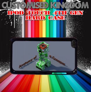 MINECRAFT CREEPER ANATOMY IPOD TOUCH 4TH GEN HARD CASE COVER GIFT