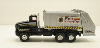 City Garbage Waste management disposal Truck Diecast model 6 inch 