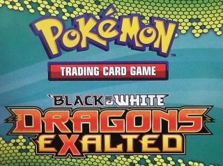 POKEMON ccg tcg REVERSE HOLO FOIL card cards from DRAGONS EXALTED you 