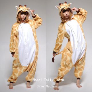   Pajamas Adult Pyjamas Giraffe Cosplay Halloween Party Costume L