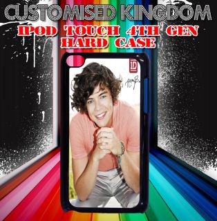 ONE DIRECTION HARRY STYLES IPOD TOUCH 4TH GEN PRINTED HARD CASE COVER 