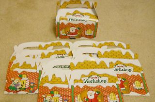 Santas Workshop Chistmas treat boxes lots of 6 or 12 great for 
