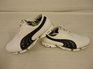 NEW LIMITED EDITION PUMA NEO CLASSIC PROTYPE GOLF SHOES (WHITE BLACK 