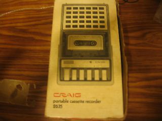 Craig Portable cassett recorder 2635