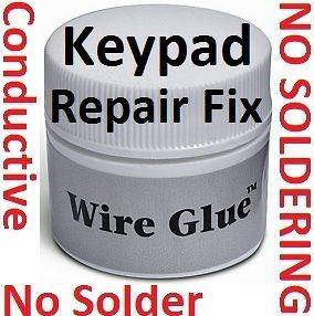   Glue Paint Fix Rubber Keypad Repair remotes Soldering Solder iron gun