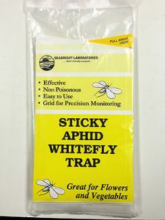 Whitefly Trap 5 pack   aphid fly house insect sticky pest control