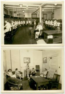 c1930 telephone operators switchboard and lounge room photographs 