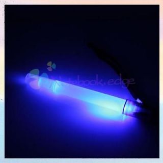 LED Glow Signal Stick Wand Flashlight Whistle Outdoor Survival Camping 