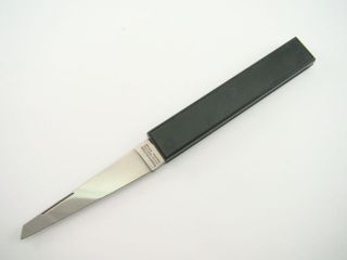 German Richartz Solingen Pocket Knife Vintage Black Box Shape