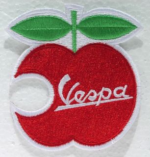 VESPA scooter Bitten Apple patch Mangia le Mele