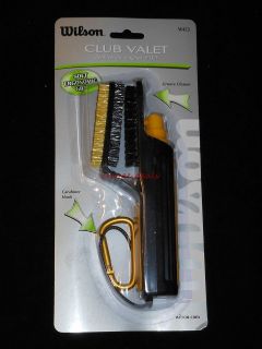 Wilson Club Valet Golf Club & Groove Cleaner Bristle Brush W/Spray 
